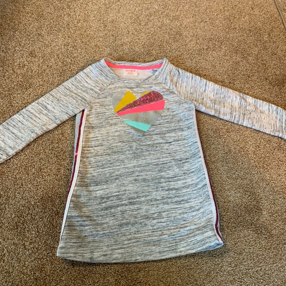 Cat & Jack heart dress 4-5